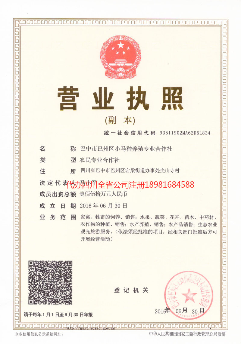 新乐新乐小马种养殖专业合作社